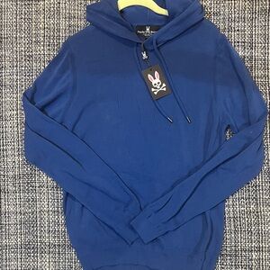 Psycho Bunny Men's Deep Blue Hoodie